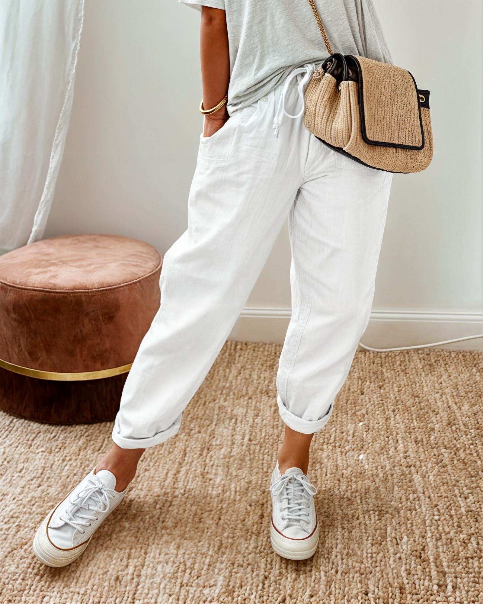 Lina | Drawstring Linen Pants